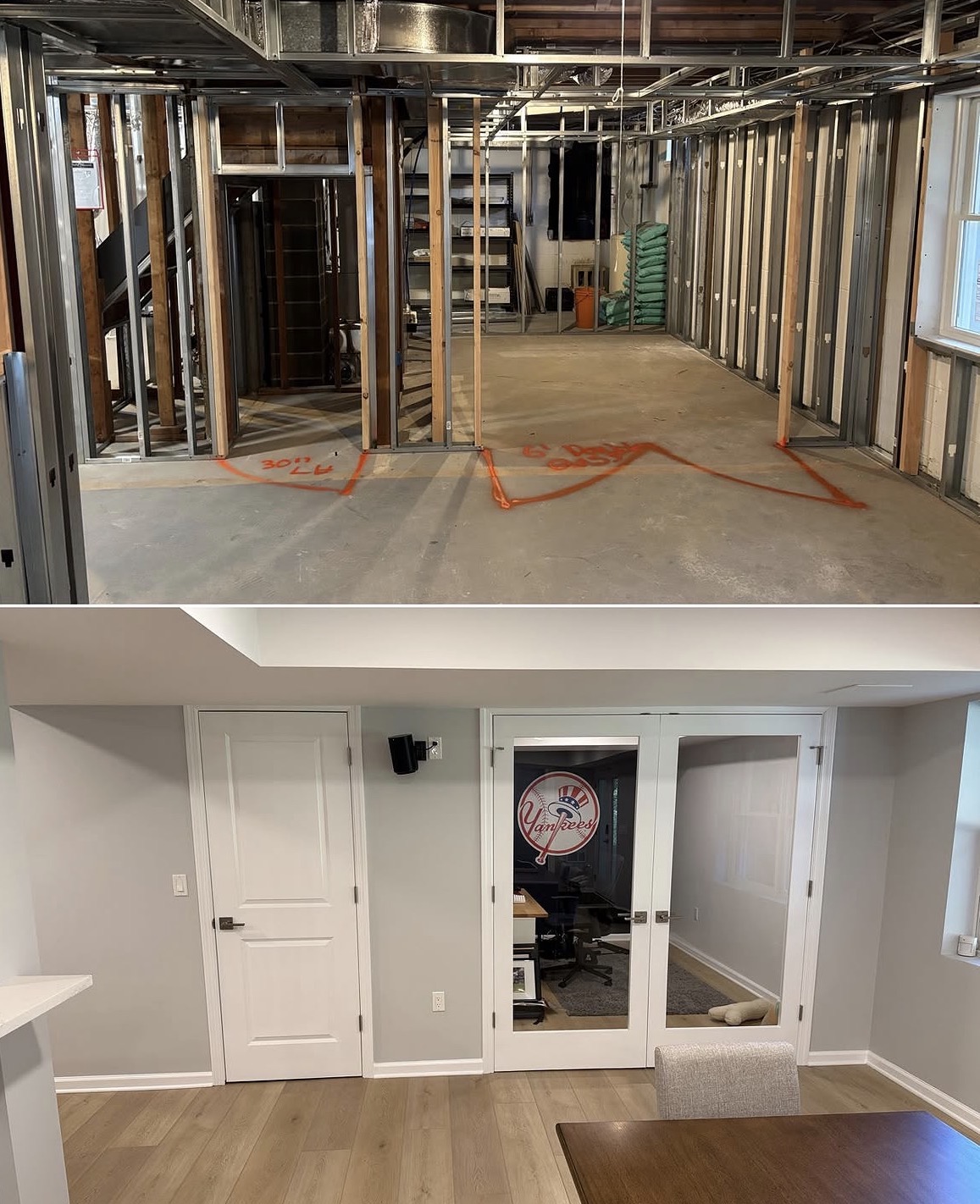 Interior Framing & Build-Out — In Progress