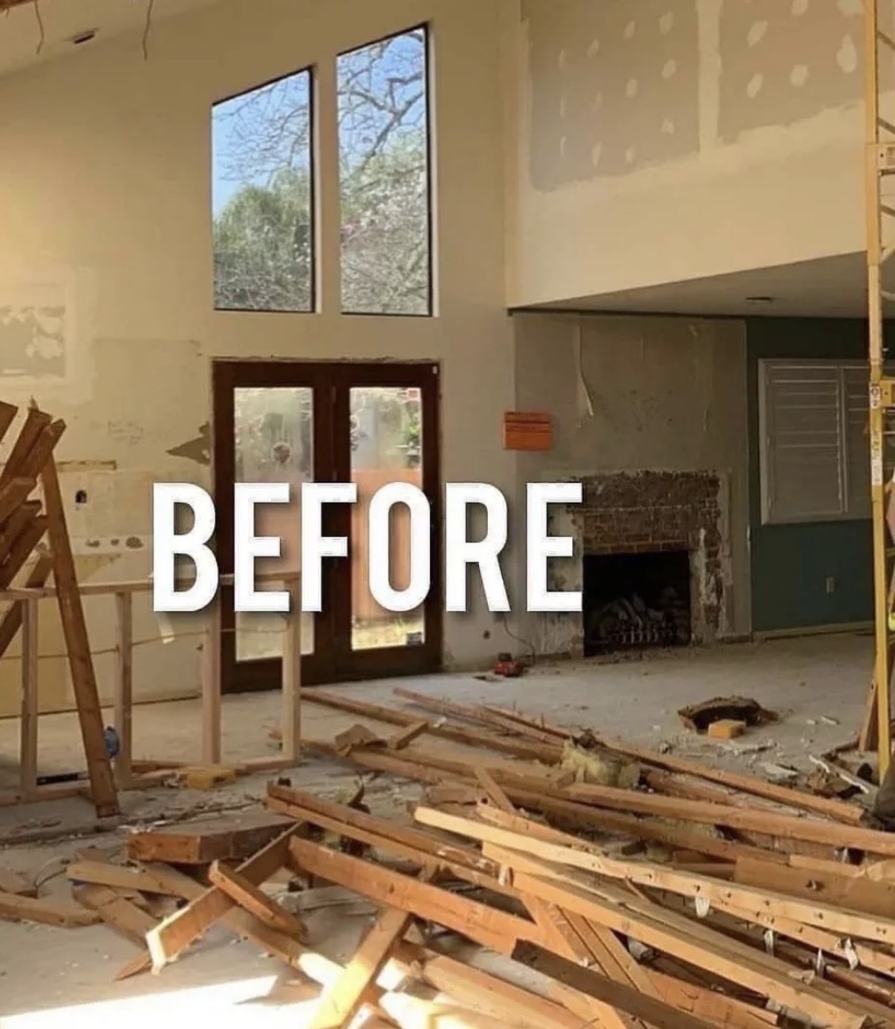 Living Room Transformation — Before